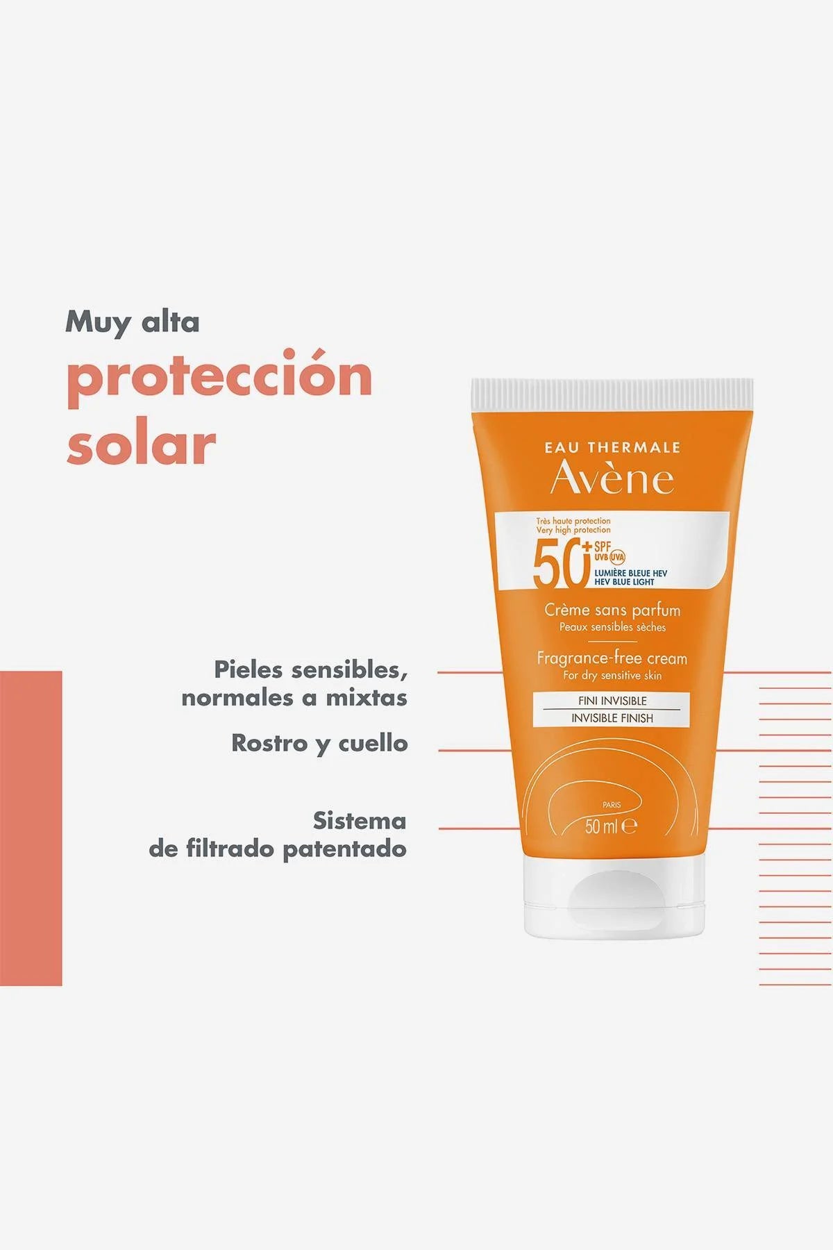 Avène -Protector Solar Cleanance SPF 50+ Triasorb