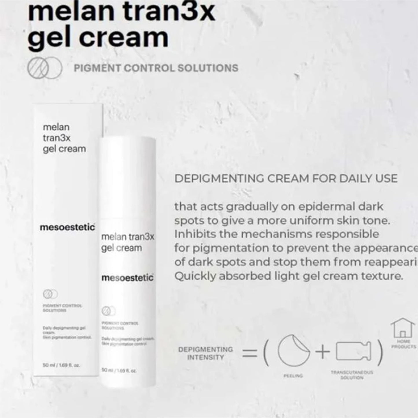 Mesoestetic - Melan Tran3x gel cream