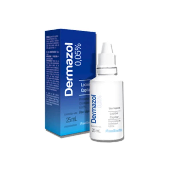 Medihealth - Dermazol Clobetasol 0.05% Loción Capilar x 25ml - Anticaida