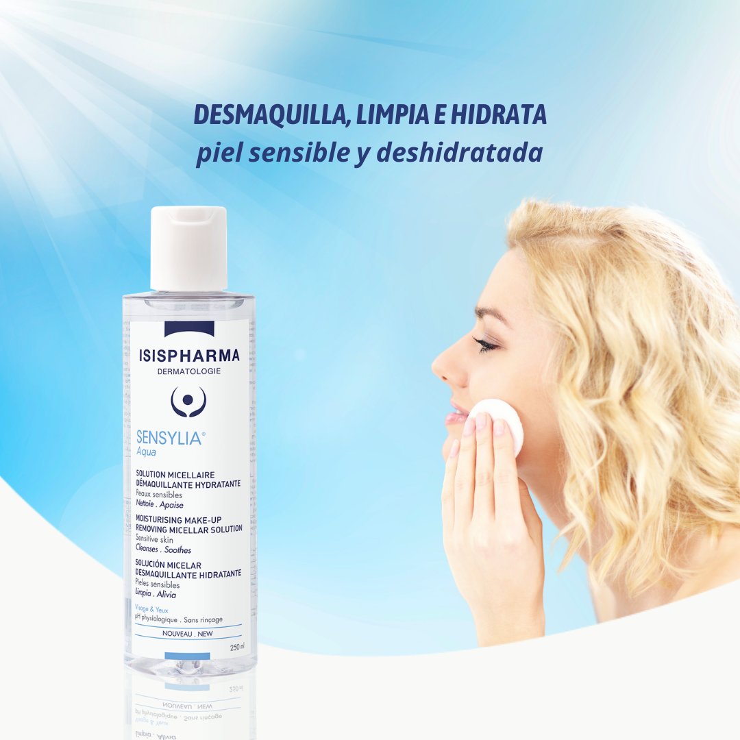 ISISPHARMA - Sensylia Aqua Solución micelar desmaquillante hidratante