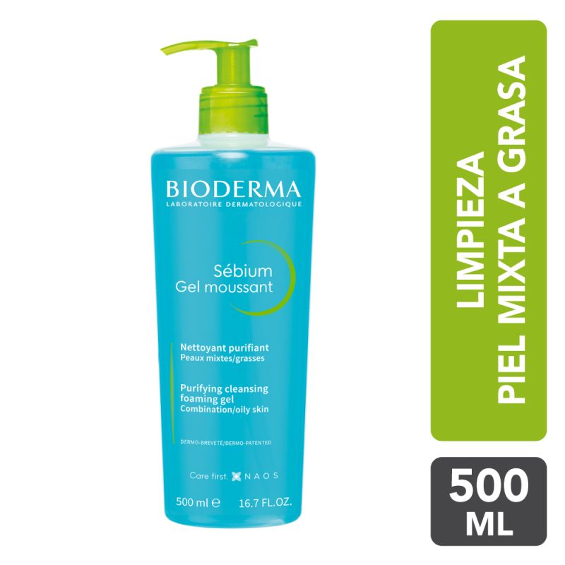 Bioderma -Sébium Gel moussant - Gel limpiador
