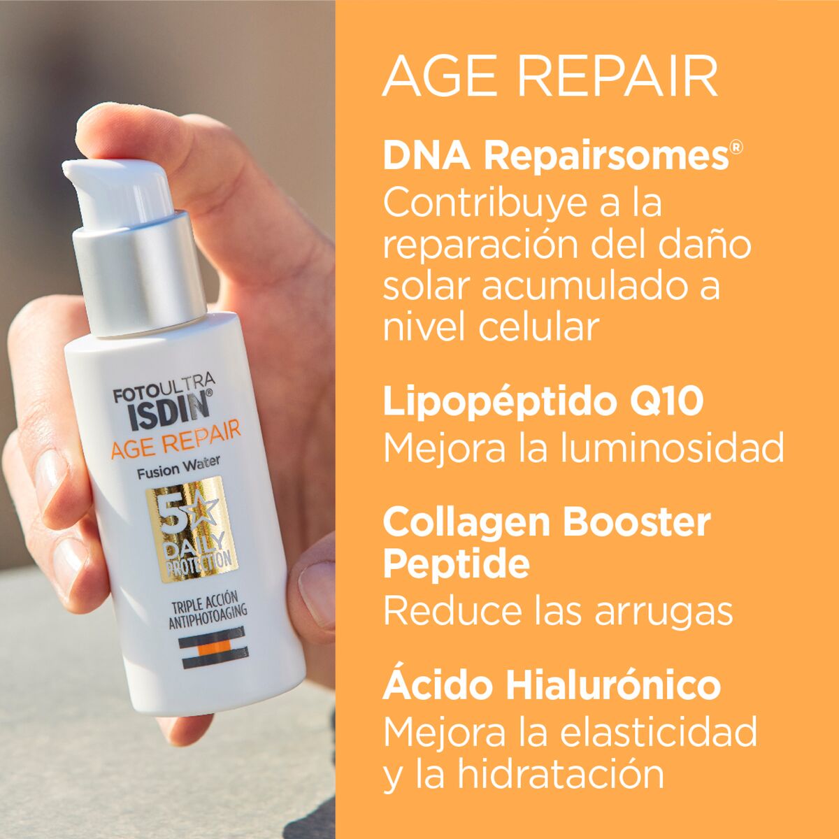 ISDIN - Foto Ultra ISDIN Age Repair Fusion Water SPF 50