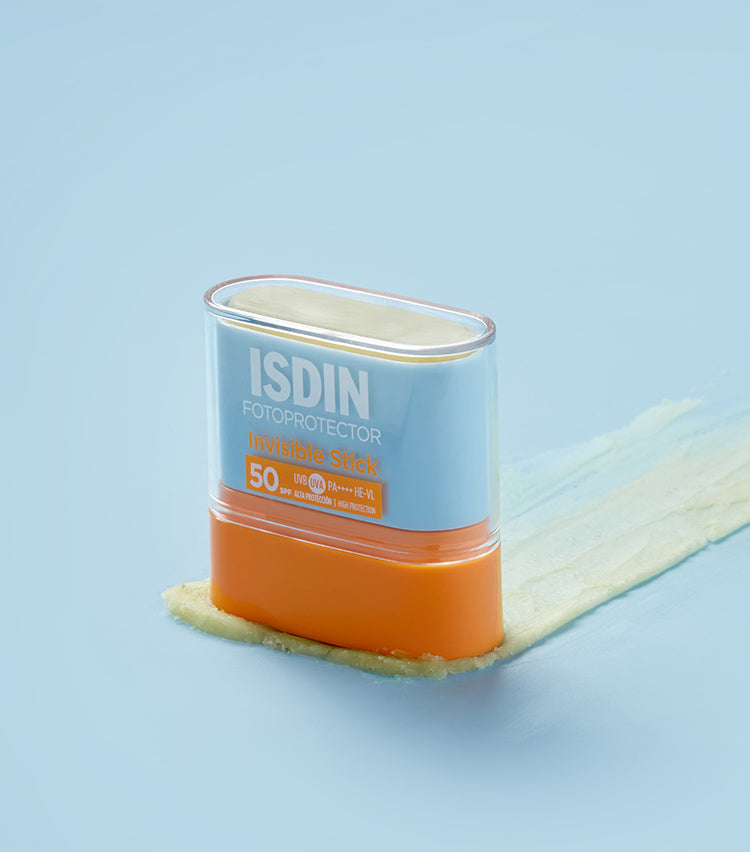 ISDIN - Invisible Stick SPF 50 Protector solar invisible en stick