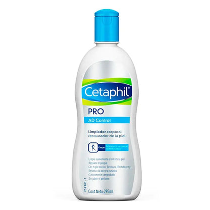 Cetaphil - PRO AD control Limpiador corporal restaurador de la piel (295 mL) - Aropharma