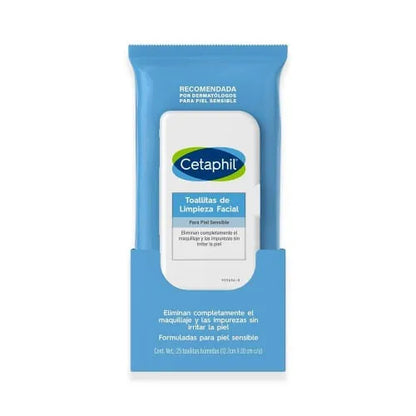 Cetaphil - Toallitas de Limpieza Facial - Piel Sensible