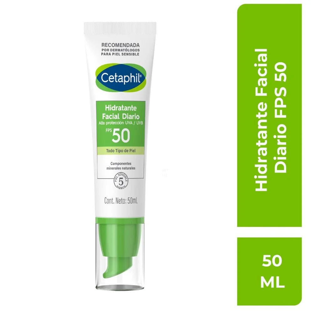 Cetaphil - Hidratante Facial Diario FPS 50+ - Aropharma