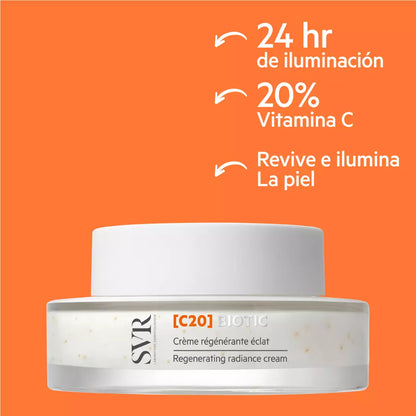 SVR - C20 BIOTIC CREMA REGENERADORA PARA LUMINOSIDAD 50ML