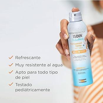 ISDIN - FOTOPROTECCIÓN Transparent Spray Wet Skin Pediatrics SPF 50