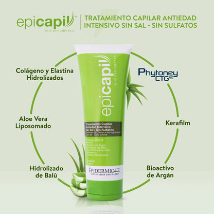 Epidermique - Epicapil Tratamiento capilar antiedad intensivo sin sal – sin sulfatos