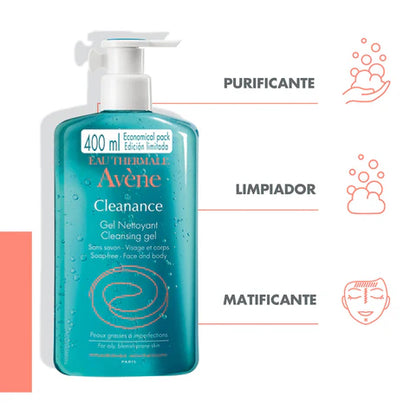 Avène Cleanance Gel limpiador