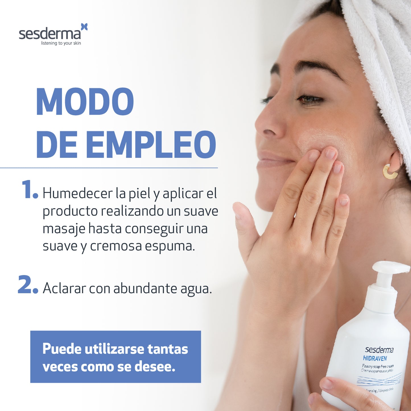 Sesderma - Hidraven - Crema Espumosa sin jabón