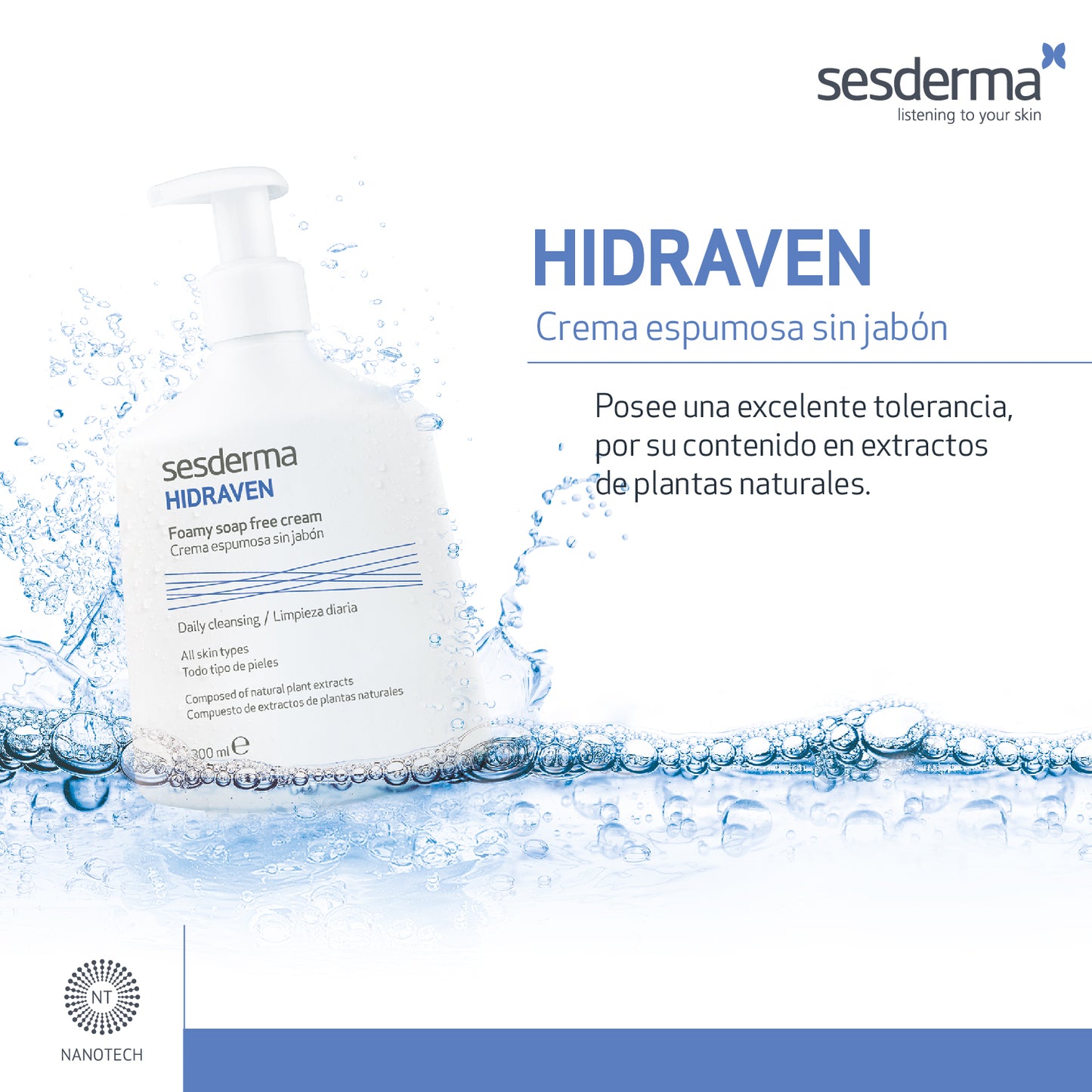 Sesderma - Hidraven - Crema Espumosa sin jabón