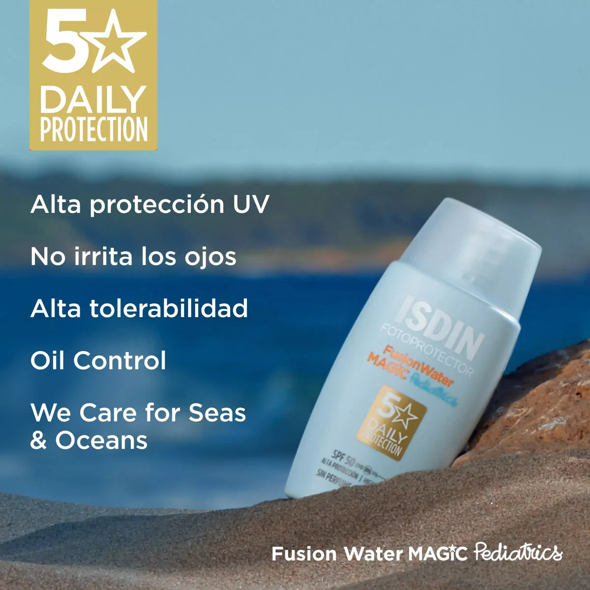 ISDIN - FOTOPROTECCIÓN Fusion Water MAGIC Pediatrics SPF 50