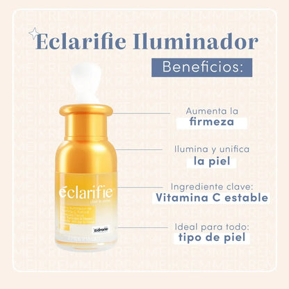 Epidermique - Eclarifie Suero Iluminador de Vitamina C Natural