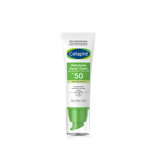 Cetaphil - Hidratante Facial Diario FPS 50+ - Aropharma