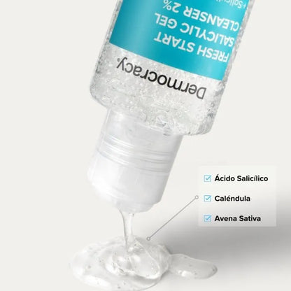 Dermocracy - Fresh Start Salicylic Gel Cleanser 2% - Limpiador