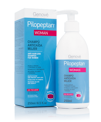 Genové Dermatologics - Champú Anticaída - Pilopeptan Woman