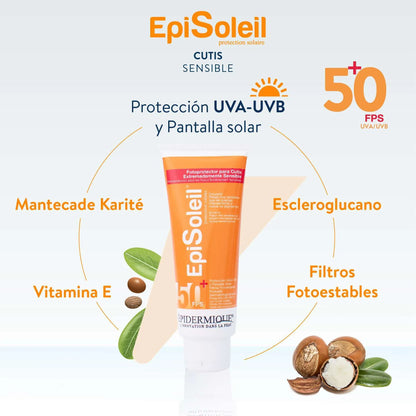 Epidermique - EpiSoleil Fotoprotector para cutis extremadamente sensible FPS 50+