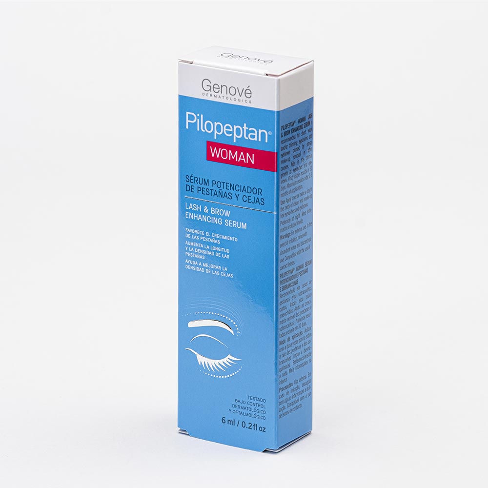 Genové Dermatologics - Sérum Potenciador de Pestañas y Cejas - Pilopeptan Woman
