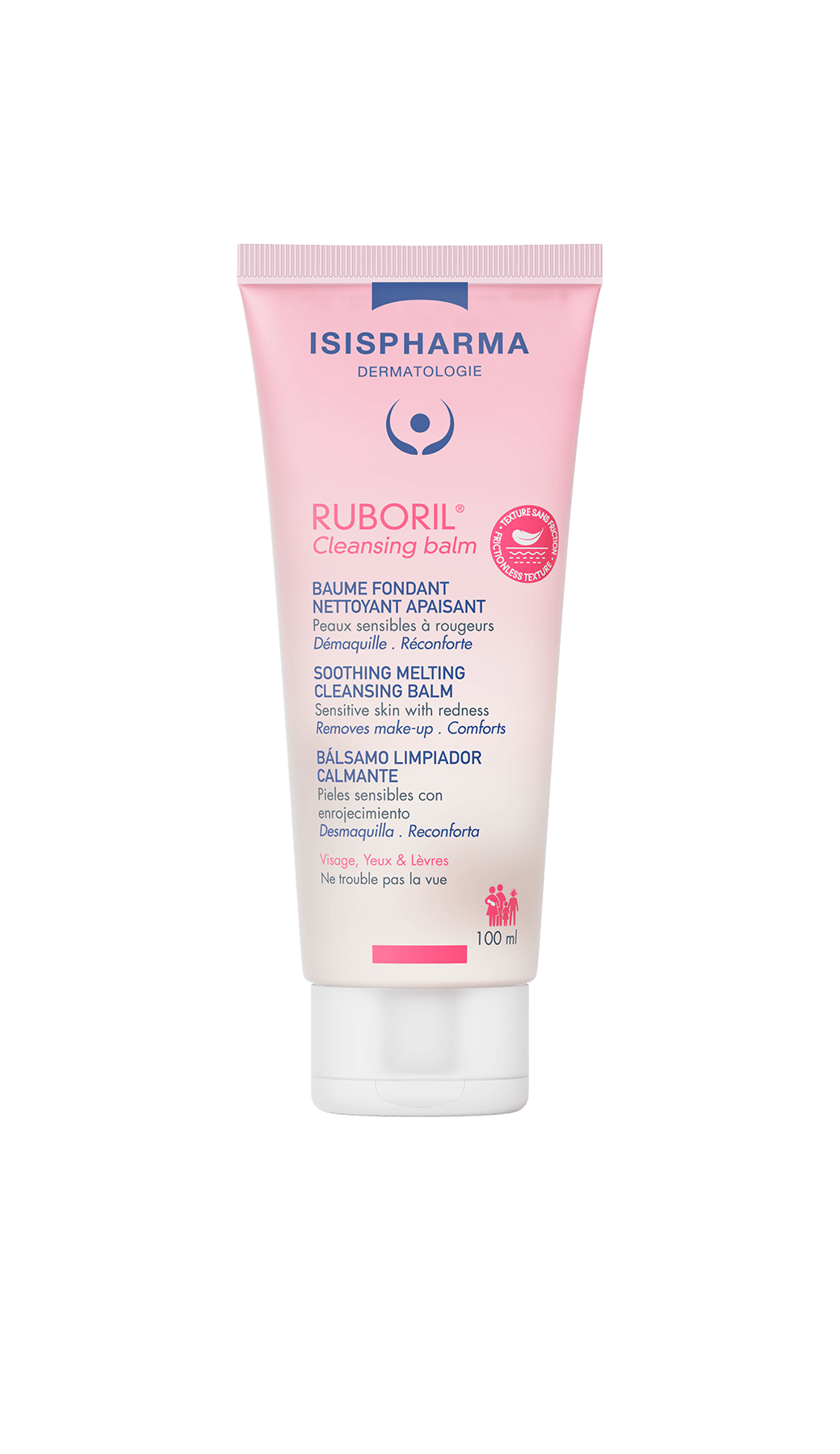 Isispharma - Ruboril - Bálsamo fundente limpiador calmante. Desmaquilla sin fricción, nutre y reconforta.