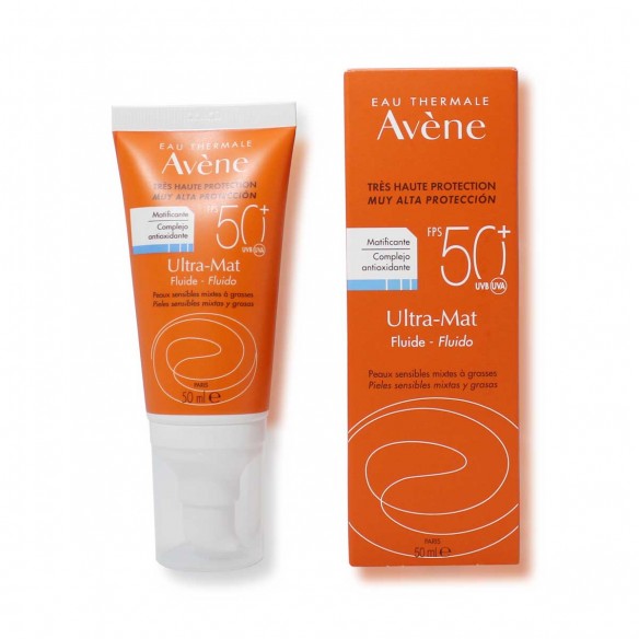 Avène - Protector solar Ultra-Mat sin color