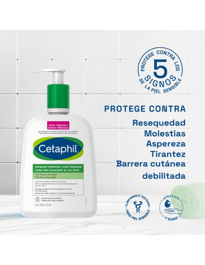 Cetaphil - Loción Ultra Humectante 473 ml - Aropharma