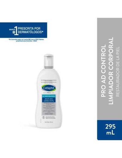 Cetaphil - PRO AD control Limpiador corporal restaurador de la piel (295 mL) - Aropharma
