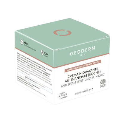 Geoderm - Crema Hidratante Antimanchas - Noche (Orgánico, Bio y Vegano) - 50 Ml.