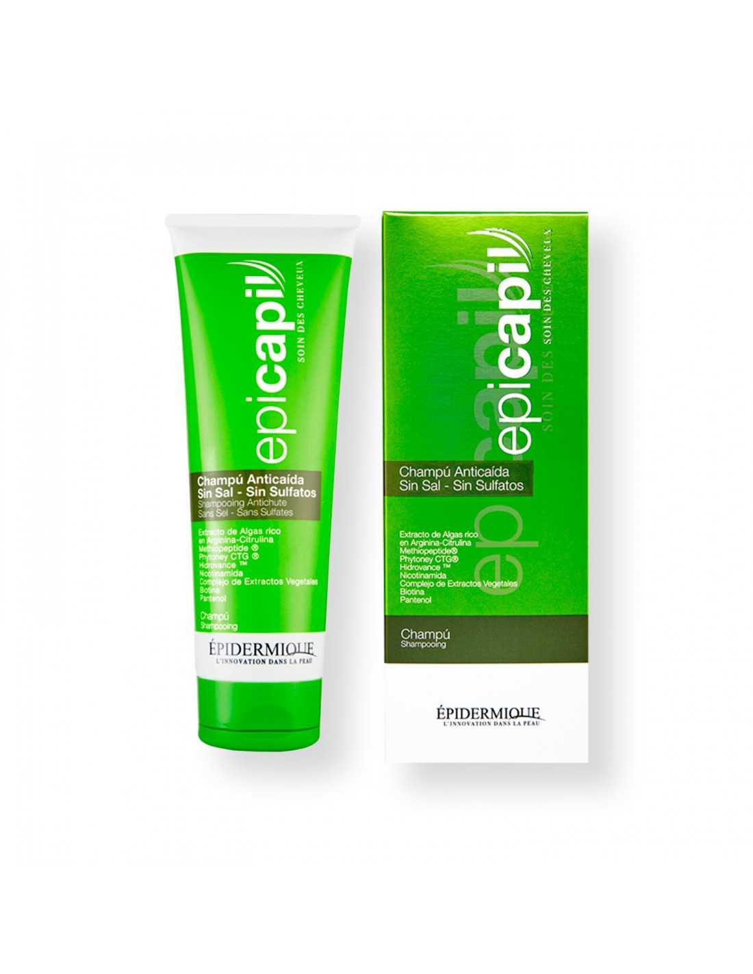 Epidermique - Epicapil Champú anticaída sin sal – sin sulfatos