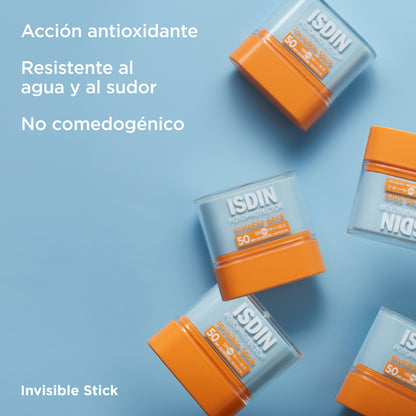 ISDIN - Invisible Stick SPF 50 Protector solar invisible en stick