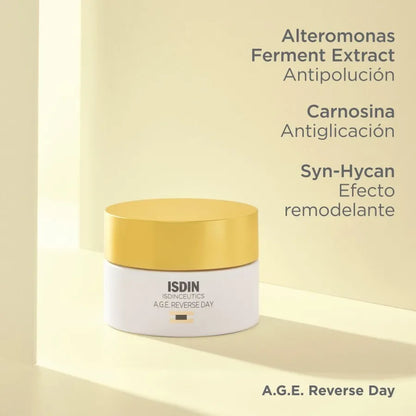 ISDIN - A.G.E. Reverse Day Crema facial antiedad de día que remodela el rostro