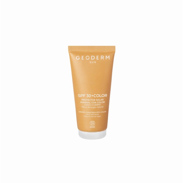 Geoderm - Protector Solar Natural SPF30 con COLOR (Orgánico, Bio y Vegano)