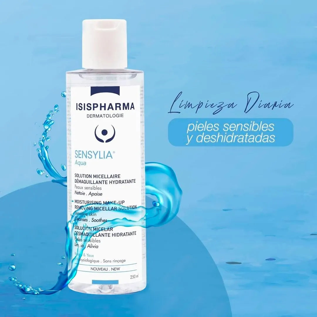 ISISPHARMA - Sensylia Aqua Solución micelar desmaquillante hidratante