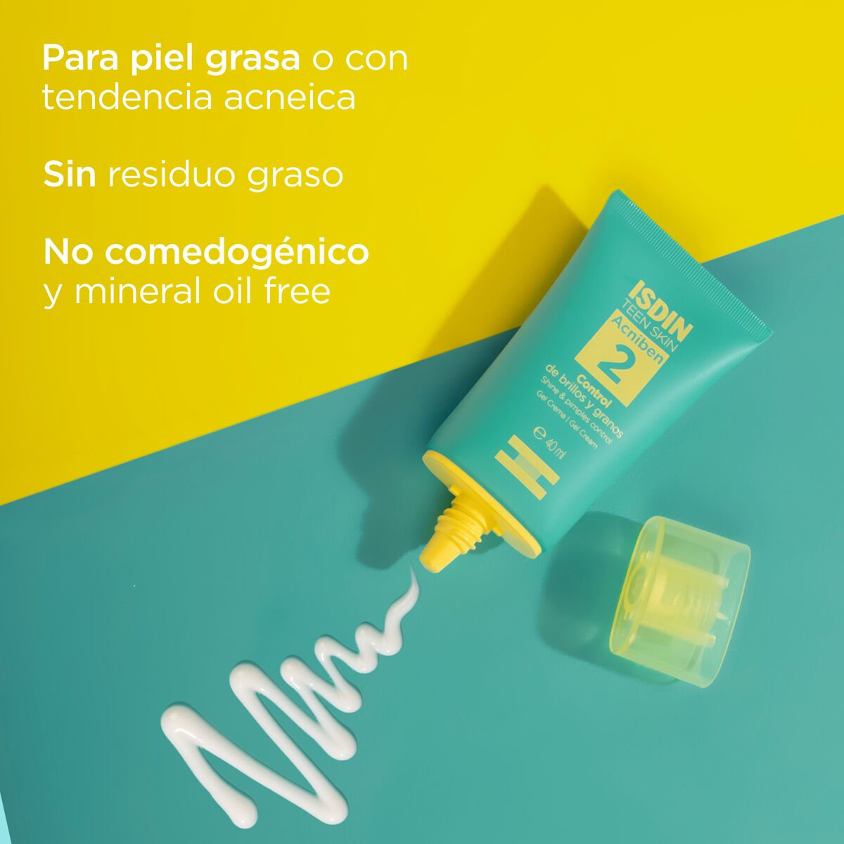 Isdin - Acniben Gel Cream - Control de brillo y granos
