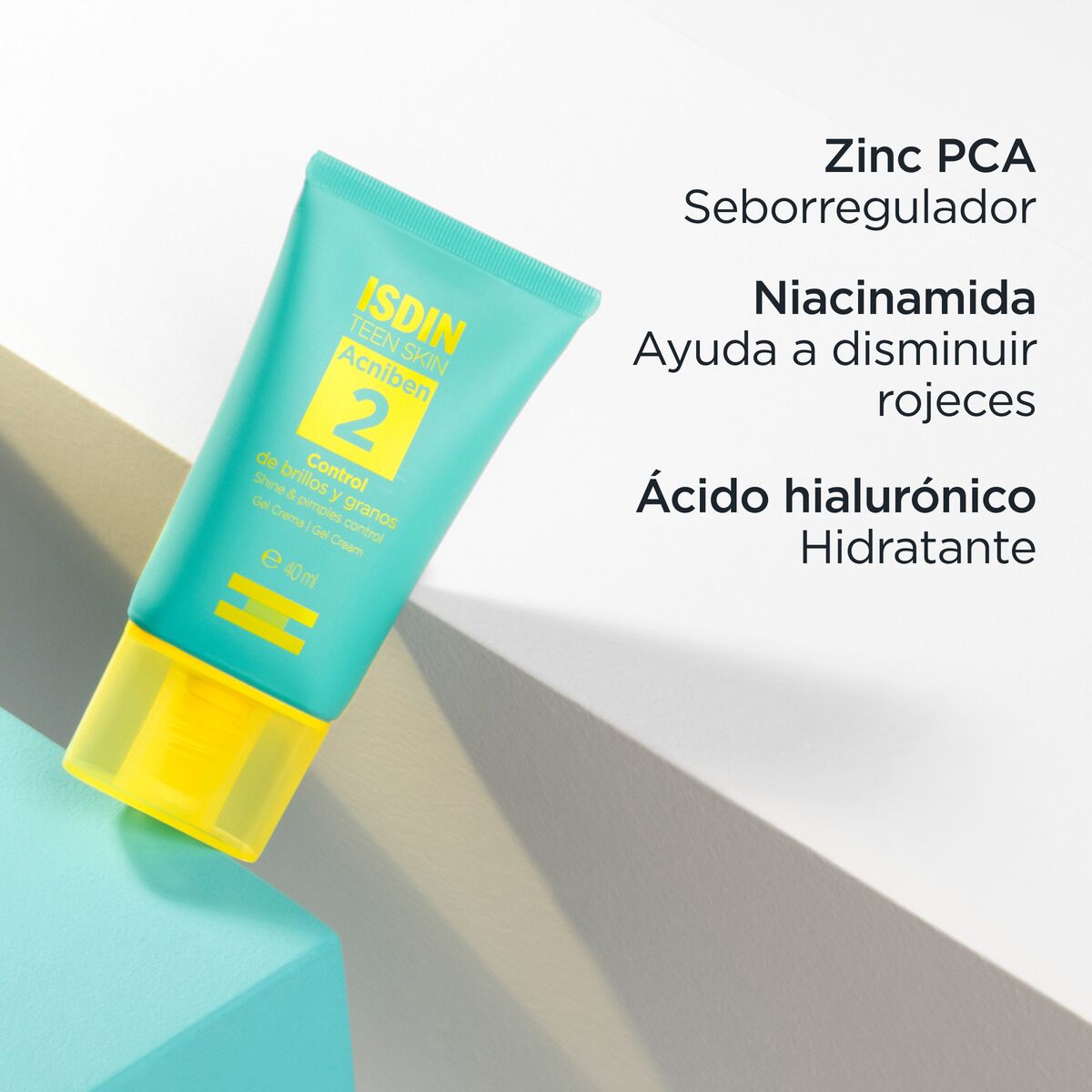 Isdin - Acniben Gel Cream - Control de brillo y granos