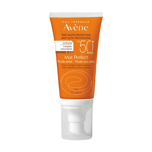 Avène - Protector Solar Eau Thermale Avène - Mat Perfect Fluido con color