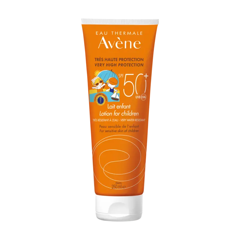 AVÈNE - Protección solar - Pieles sensibles  - Leche para niños SPF 50+