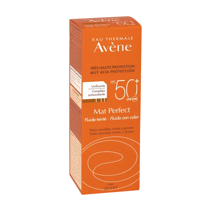 Avène - Protector Solar Eau Thermale Avène - Mat Perfect Fluido con color