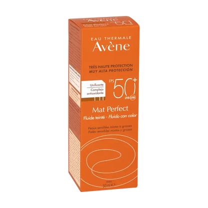 Avène - Protector Solar Eau Thermale Avène - Mat Perfect Fluido con color
